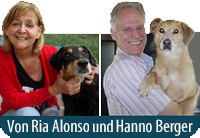 Ria en Hanno met honden